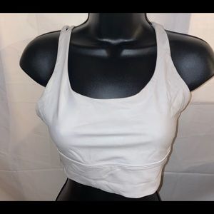 Lululemon energy long line bra white